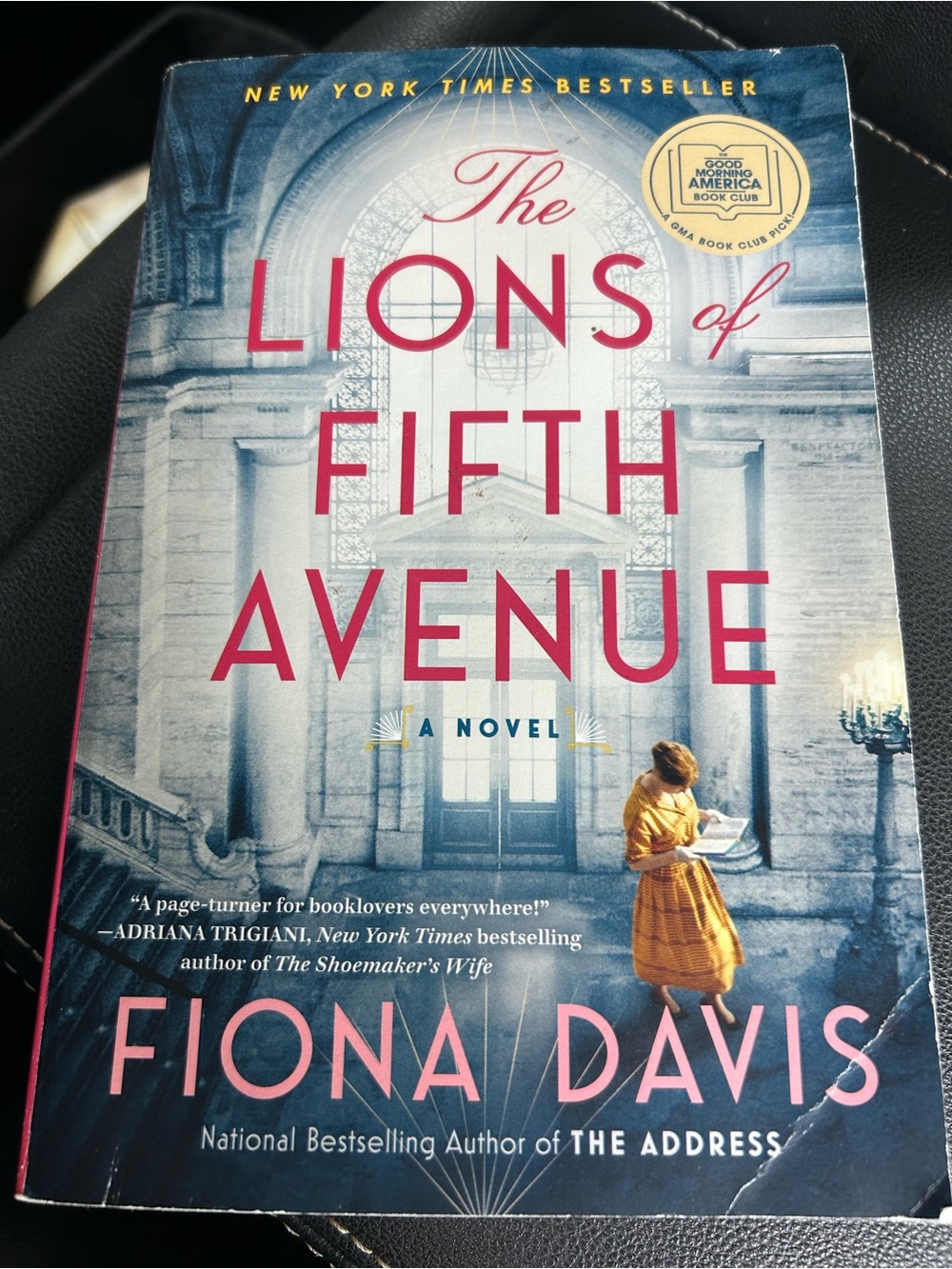 The Lions of Fifth Avenue by Fiona Davis Book